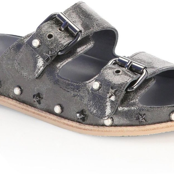 Stuart Weitzman Sandbar Leather Sandals - Picture 5 of 15